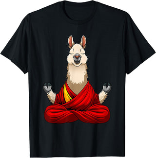 Funny Llama Gift Llama Lover Accessories & Stuff Cute Llama Design For Men Women Alpaca Animal Llama Lovers T-Shirt - Black