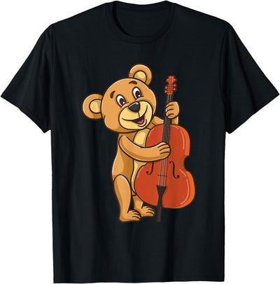 Teddy Bear Playing Cello T-Shirt