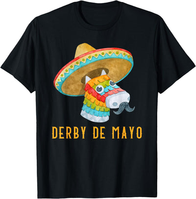 Cinco de Mayo Apparel for Mexican Sombrero Clothes Derby de Mayo Outfit for Equestrian Horse Rider Mexico T-Shirt