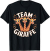 Giraffe Design for Giraffe Lovers Team Giraffe Stuff | Giraffe Costume | Products for Giraffe T-Shirt - Black