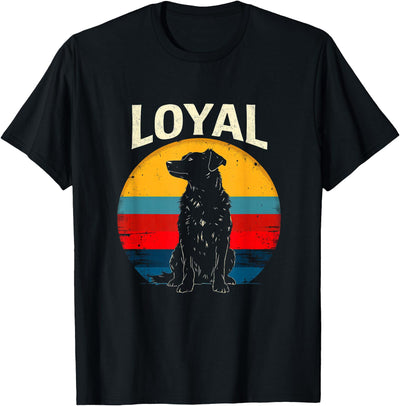 Vintage Dog Design Loyal Vintage Dog T-Shirt