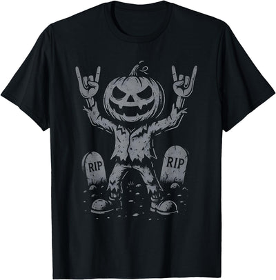 Funny El Rocker Pumpkin Tee Shirt El Rocker Pumpkin T-Shirt