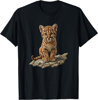 Cute Mountain Lion Cub Cougar T-Shirt