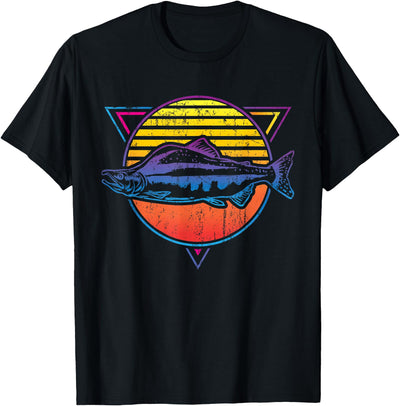 Retro Salmon Fish T-Shirt