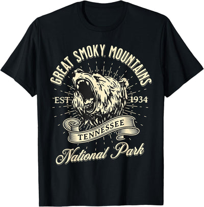 Great Smoky Mountains National Park Tennessee Bear Hike T-Shirt