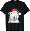 Merry Christmas Gifts For The Whole Family Christmas Holiday Season Xmas Polar Bear T-Shirt - Black
