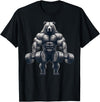 Bear Powerlifting Weightlifting Gym Apparel Bear Powerlifting Weightlifting Gym Workout T-Shirt - Black