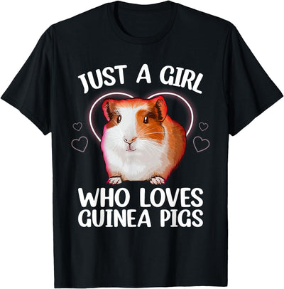 Cute Guinea Pig For Women Girls Hamster Pet Guinea Pig Lover T-Shirt