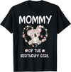 Koala Bear Birthday Party Theme Supplies Air 1st First Birthday Koala Bear Mommy Of The Birthday Girl T-Shirt - Black