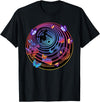 Down the Rabbit Hole - Alice in Wonderland Design T-Shirt in Black