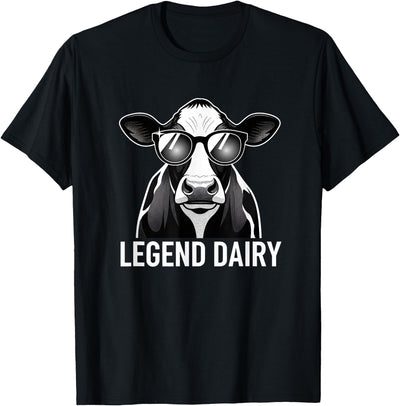 Legends Legend Dairy Cool Cow with Sunglasses T-Shirt