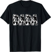 Cow Print Designs for the whole Family Dada Cow Pattern Cow Print T-Shirt - Black
