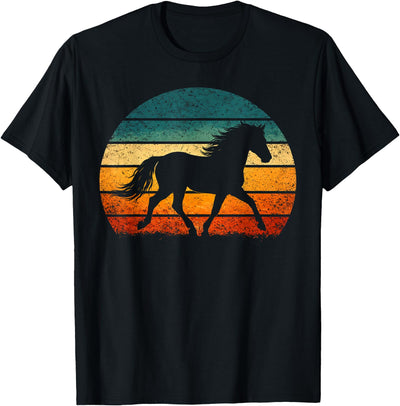 Horse Lovers horse riders Retro Vintage Horse T-Shirt