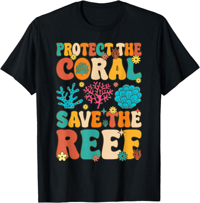 Protect The Coral Save The Reef Coral Aquarium T-Shirt