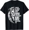 Philippians 4:13 Christian Jesus Lion Father Dad Christian Verse Lion Philippians 4:13 I Can Do All Things T-Shirt - Black