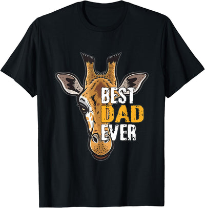 Giraffe shirt for father, Giraffe shirt for father birthday T-Shirt