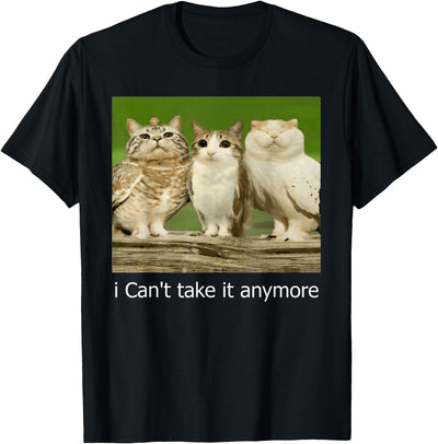 Cat Meme Funny Meowl Cat Owl Funny Meowl Cursed Internet Trendy T-Shirt