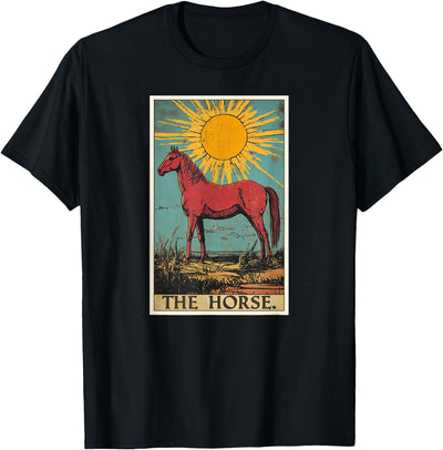 Horses Horse Lovers Shop Horse Tarot Card Horses Horse T-Shirt