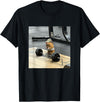 Hamsters Deadlift Training Weightlifting Funny Hamster T-Shirt - As Pictured