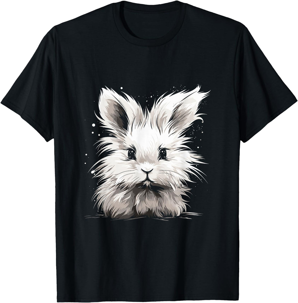 Angora Rabbits Owners Furry Rabbit T-Shirt in Black