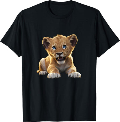Lion Cub Angry Lion Lovers Lion Boys Girls Male Lions T-Shirt