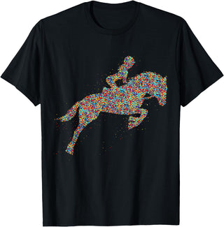 Cute Horse Owner Gifts Horses Girls Women Rider Horse T-Shirt - Black