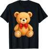 Teddy Bear Accessories Gifts Women Men Kids Teddy Bear Cute Teddy Bear Lover Illustration Graphic Design T-Shirt - Black