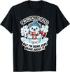 Polar Bear Brave But Cold Animal Humor Co Funny I'm Really Cold But Being Very Brave Polar Bear T-Shirt - Black