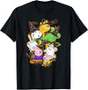 Peppa Pig Halloween Happy Costumes Group Shot T-Shirt - Black