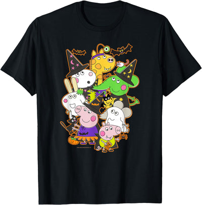 Halloween Happy Costumes Group Shot T-Shirt