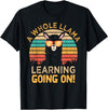 Students & Teachers Designs. A Whole Llama Learning Going on! Students and Teachers T-Shirt - Black