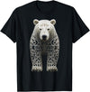 @n!mal Polar Bear Mandala Animal Graphic Art Polar Bear T-Shirt - As Pictured