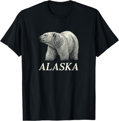 Alaska Polar Bear Graphic T-Shirt