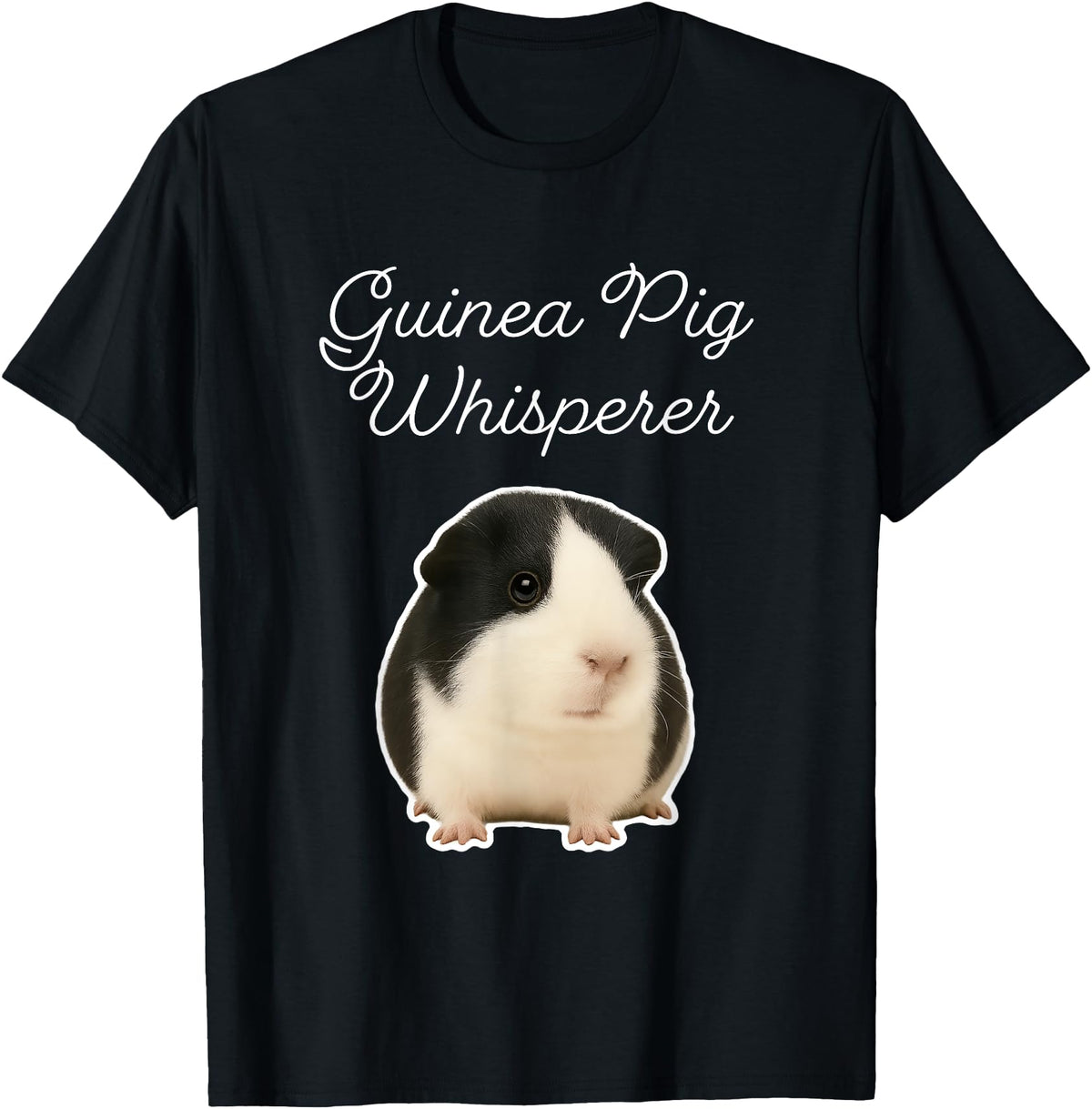 Miller Sye Guinea Pig Whisperer - American Guinea Pig T-Shirt - Black