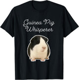 Miller Sye Guinea Pig Whisperer - American Guinea Pig T-Shirt - Black