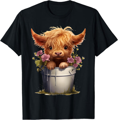 Mini Highland Cow T-Shirt