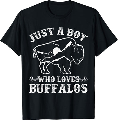 Cow Kids Bison Buffalo Bison Toddler Boys Kids T-Shirt