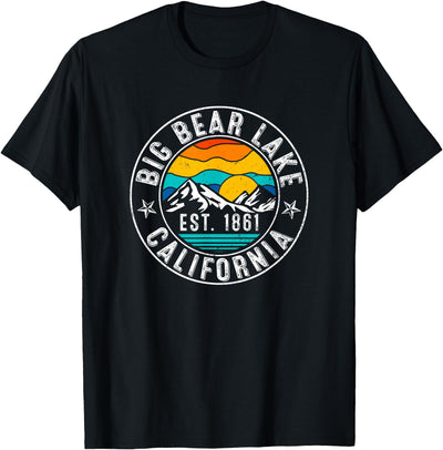 Retro 70s 80s Big Bear Lake California CA T-Shirt