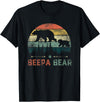 Beepa Bear Father's Day T-Shirt Vintage Beepa Bear Wildling Father's Day T-Shirt - Black