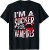 I'm A Sucker For Vampires Halloween Lover - Black