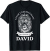 Gifts for David David Gift Name Lion T-Shirt - Black