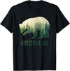 Kotzebue SE Alaskan Wild Bear & Nature Lover Kotzebue Grizzly Bear Southeast Alaska Forest Wildlife T-Shirt - Black