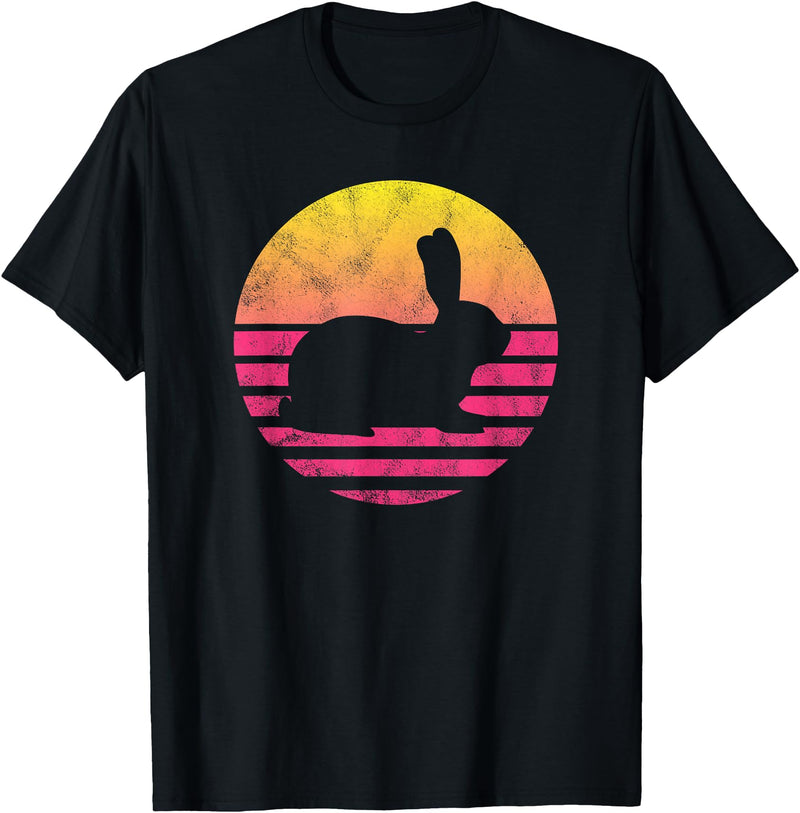 Classic Bunny Rabbit Gift T-Shirt in Black