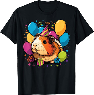 Celebration Guinea Pig Event Birthday Party T-Shirt