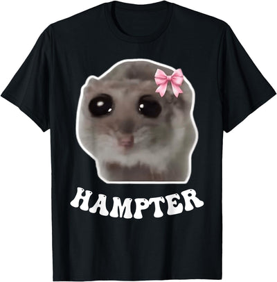 Hampter Sad Hamster Meme Hamster Lover Oddly Specific Memes T-Shirt