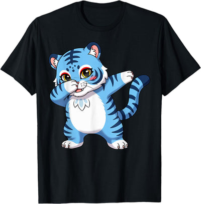 generic Funny Cartoon Korean Tiger for Youth Toddler Kids Boys Girls T-Shirt