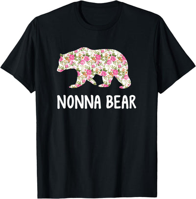 Nonna Bear Floral T-Shirt