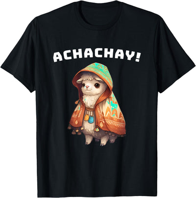 Ecuador Quito Llama Ecuador Cute Llama Quito Achachay Ecuadorian Quechua T-Shirt