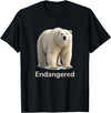 Endangered Animal Species Apparel Company Polar Bear Endangered Animal Species T-Shirt - Black
