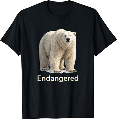 Polar Bear Endangered Animal Species T-Shirt